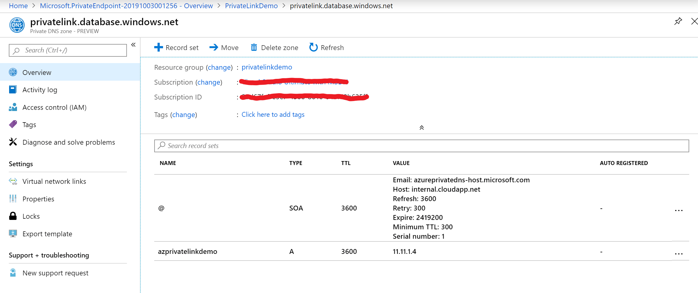 azure private link, azure private endpoint