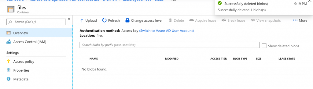 azure storage, azure storage soft delete, azure storage recover deleted data