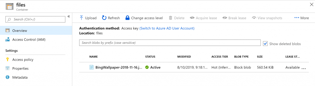 azure storage, azure storage soft delete, azure storage recover deleted data