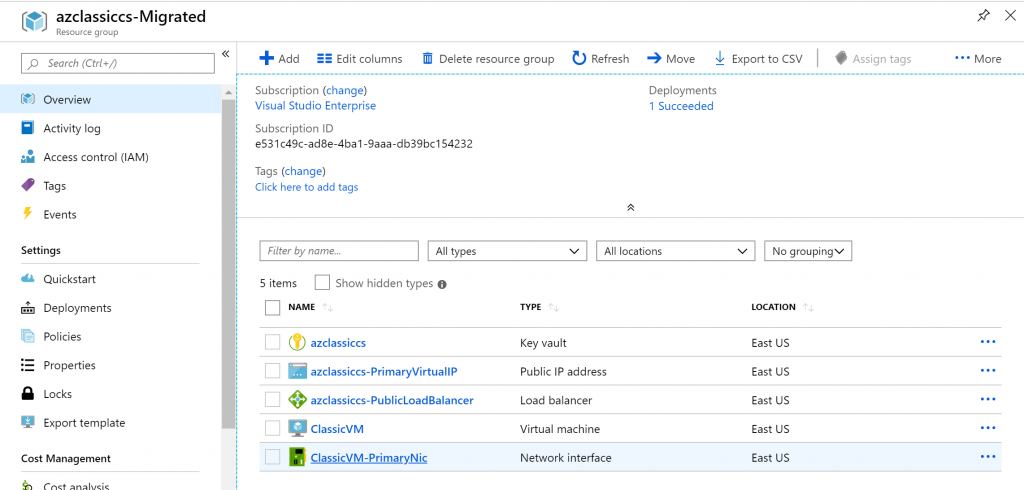 classic azure virtual network, migrate classic to arm, migrate azure classic to arm