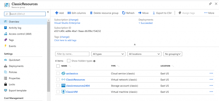 Migrate Azure Classic resources to ARM using Azure Portal - VIKAS KUMAWAT